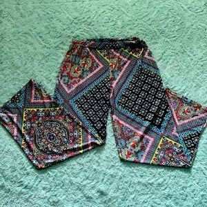 Cha Cha Vente Palazzo Casual patchwork design